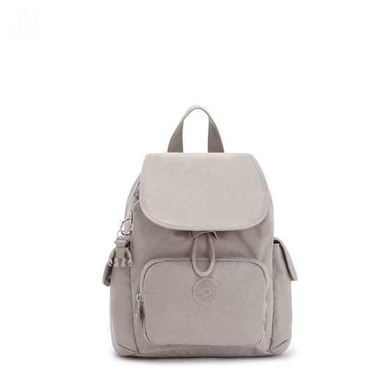 Mochilas Kipling City Pack Mini Grises | MX 1489JP